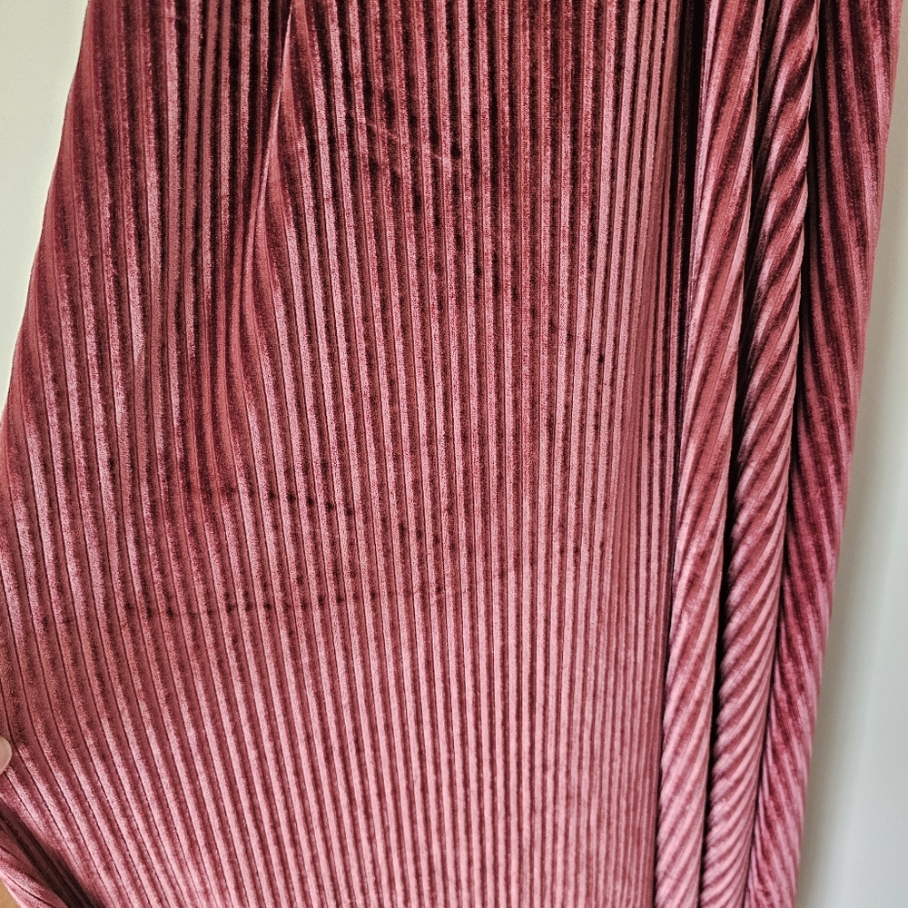 Baltic Born Ribbed Velvet Wrap Belted Maxi Dress Whimsigoth Sz Small - Picture 7 of 12